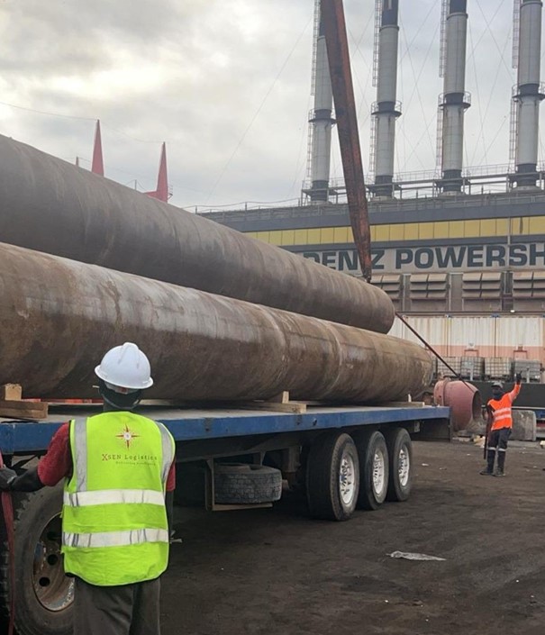 3 000 tonnes de tuyaux — Port de Ndayane — photo 1